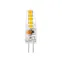 Лампа светодиодная LED 2 Вт 180 лм 3000К капсула теплый G4 AC 220В силиконовая Basic Gauss