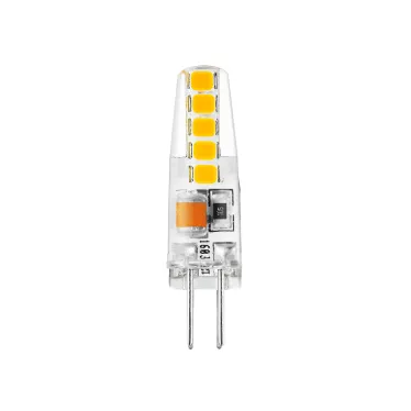 Лампа светодиодная LED 2 Вт 180 лм 3000К капсула теплый G4 AC 220В силиконовая Basic Gauss