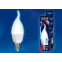 Лампа светодиодная LED-CW37 7W/NW/E14/FR PLP01WH LED. «свеча на ветру», матовая. серия Яркая, пр-во Россия, 4000K | UL-00002415 | Uniel