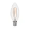 Лампа светодиодная LED-C35-11W-3000K-E14-CL PLS02WH Форма свеча. прозрачная. Серия Sky. Теплый белый свет 3000К. Картон. ТМ Uniel.