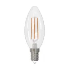                  Лампа светодиодная LED-C35-11W-3000K-E14-CL PLS02WH Форма свеча. прозрачная. Серия Sky. Теплый белый свет 3000К. Картон. ТМ Uniel.
               
