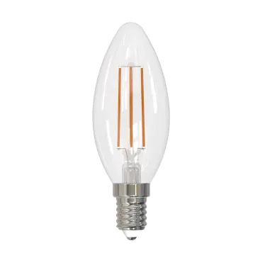 Лампа светодиодная LED-C35-11W-3000K-E14-CL PLS02WH Форма свеча. прозрачная. Серия Sky. Теплый белый свет 3000К. Картон. ТМ Uniel.