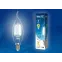 Лампа светодиодная LED-CW35-6W/NW/E14/CL GLA01TR LED. "свеча на ветру", прозр серия Air. 4000K | UL-00002229 | Uniel