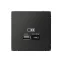 ARTGALLERY USB розетка A + тип-C 45Вт высокоскор.заряд. QC, PD, механизм, базальт