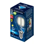 Лампа светодиодная LED 6вт 200-250В шар прозрачное 500Лм Е14 3000К Sky филамент