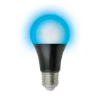                  Лампа светодиодная ультрафиолетовая для дискотек LED-A60-9W/UVAD/E27/FR PLZ07BK Спектр UVA 410нм Картон
               