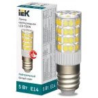                  Лампа светодиодная CORN капсула 5Вт 230В 4000К керамика E14 IEK
               