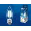 Лампа светодиодная LED-C35-9W/4000K/E27/CL/DIM GLA01TR LED диммируемая. "свеча", прозр серия Air. 4000K | UL-00005188 | Uniel