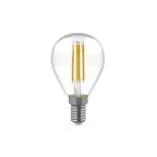Лампа светодиодная филаментная LED 5.5 Вт 530 лм 4100К шар P45 нейтральный E14 AC 220В (промоупаковка 3 лампы) Basic Gauss