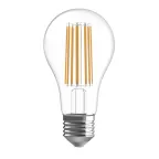 Лампа светодиодная филаментная LED 27 Вт 2800 лм 2700К А70 груша теплый E27 AC 220В прозрачная колба Basic Gauss