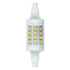                  Лампа светодиодная LED 6вт 175-250в R7s 450Лм 3000K прозрачная
               