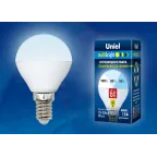                  Лампа светодиодная LED-G45-6W/NW/E14/FR/MB PLM11WH LED. «шар», матовая. Серия Multibright. 4000K 100-50-10 . | UL-00002376 | Uniel
               