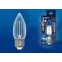 Лампа светодиодная LED-C35-11W/3000K/E27/CL PLS02WH LED. "свеча", прозр. Серия Sky. 3000К . | UL-00005166 | Uniel