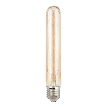 Лампа светодиодная Vintage. LED-L32A-4W/GOLDEN/E27 GLV21GO Форма «цилиндр», янтарная колба. Картон. ТМ Uniel
