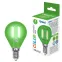 Лампа светодиодная LED-G45-5W/GREEN/E14 GLA02GR LED. "шар". серия Air color. Зеленый свет | UL-00002987 | Uniel