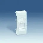 Адаптер на 1 RJ45(12) 75528-, 75540-, 75541-, 75544-39, узкий, шторка, S82C, графит