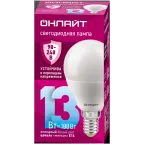                  Лампа светодиодная 13вт OLL-G45-13-230-6.5K-E14-FR PRO 90-240В ОНЛАЙТ
               