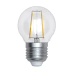                  Лампа светодиодная Форма шар прозрачная Серия Sky Теплый белый свет (3000К) LED-G45-9W/3000K/E27/CL PLS02WH
               
