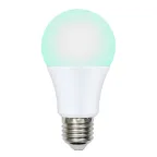                 Лампа светодиодная диммируемая для бройлеров. Спектр синий и зеленый. LED-A60-9W/SCBG/E27/FR/DIM IP65 PLO65WH
               