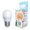 Лампа светодиодная LED-G45-6W/4000K/E27/FR/RA95 PLK01WH LED. «шар», мат.. 4000К . | UL-00006533 | Uniel