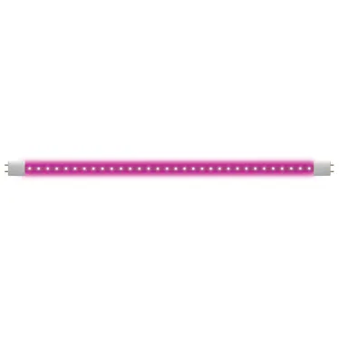 Лампа светодиодная для растений 9W LED-T8-9W/SPSB/G13/CL PLP30WH Форма T8, прозрачная. Спектр для рассады и цветения.