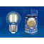 Лампа светодиодная LED-G45-5W/WW/E27/CL/MB GLM10TR LED. «шар», прозр Серия Multibright. 3000K 100-50-10 . | UL-00002370 | Uniel