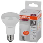                  Лампа светодиодная LED 8 Вт E27 6500К 640Лм гриб 220 В (замена 60Вт) OSRAM
               