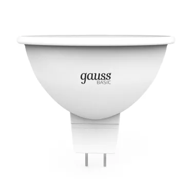 Лампа светодиодная LED 7 Вт 530 лм 3000К софит MR16 теплый GU5.3 AC/DC 12В низковольтная Elementary Gauss