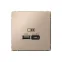 ARTGALLERY USB розетка A + тип-C 45Вт высокоскор.заряд. QC, PD, механизм, песочный