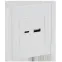 FORTE@PIANO Розетка USB A+C 18Вт FP251 белый IEK