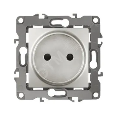 Розетка 2P, 16A-250В, Эра12, перламутр, 12-2105-15