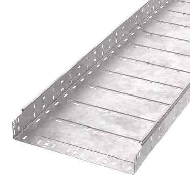 Лоток перфорированный Профи HDZ 400х80x3000 (1,0 мм) (6 м/уп)