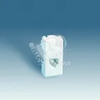 Розетка телефонная RJ-12 узкая, S27, сл.кость