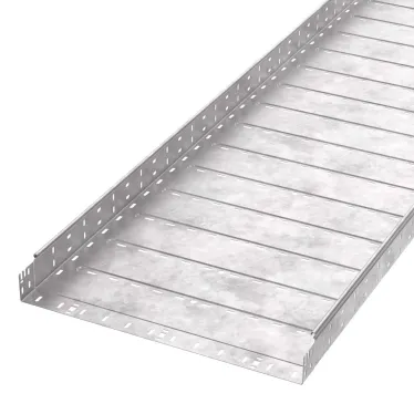 Лоток перфорированный Профи HDZ 600х80x3000 (1,2 мм) (6 м/уп)
