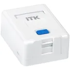                  Корпус настенной розетки для 1 модуля Keystone Jack
               