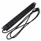 Блок розеток для 19д шкафовгоризонтальный12xIEC 320 C13(10A)