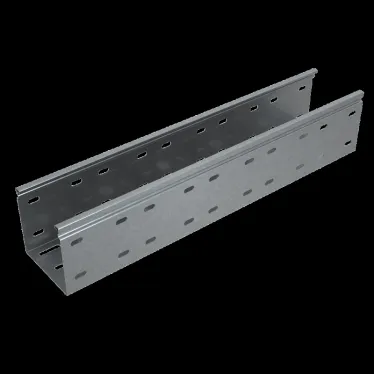 Лоток перф. 100х100х1,0 L2000 мм "Стандарт ПЛЮС" INOX304 | LPEplus100-100-1.0-2000 INOX304 | КМ-Профиль