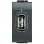                  LivingLight Разъем USB антрацит
               