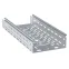 Лоток перфорированный металлический 50х300х2000-0,8мм (12 м) INOX