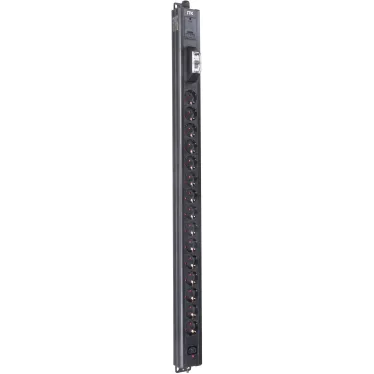 Блок распределения питания ITK BASE PDU PV1111 22U 1ф 16А 15SCHUKO 1C13 2.6м SCHUKO