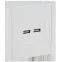 FORTE@PIANO Розетка USB A+A 3,1А FP249 белый IEK