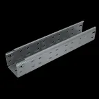 Лоток перфорированный 80х200х0,8 L2000 мм "Быстрый монтаж ПЛЮС" | LPplus80*200*0.8*2000 | КМ-профиль