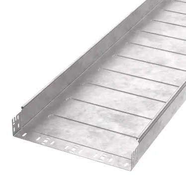 Лоток неперфорированный Профи HDZ 400х80x3000 (1,2 мм) (6 м/уп)