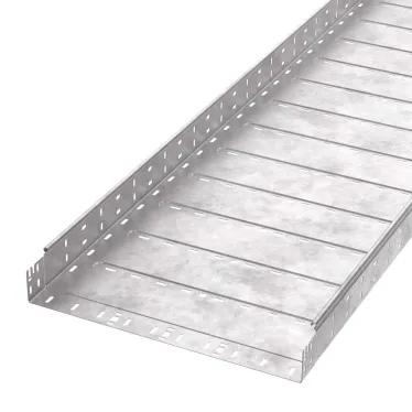 Лоток перфорированный Профи HDZ 500х80x3000 (1,0 мм) (6 м/уп)