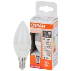                  Лампа светодиодная LED Star Свеча 5Вт (замена 40Вт), 470Лм, 4000К, цоколь E14 OSRAM
               