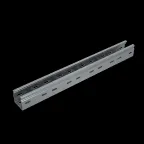 Лоток перф. 50х50х1,0 L2500 мм "Стандарт ПЛЮС" INOX304 | LPEplus50-50-1.0-2500 INOX304 | КМ-Профиль