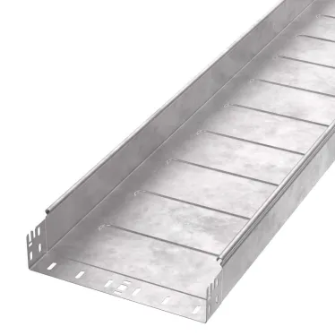 Лоток неперфорированный Профи HDZ 300х80x3000 (1,0 мм) (6 м/уп)