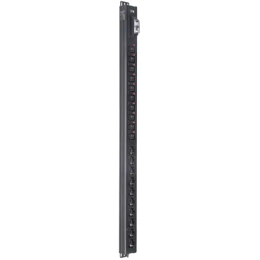 Блок распределения питания ITK BASE PDU PV1101 24U 1ф 16А 10SCHUKO 10C19 без каб.