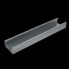 Лоток неперф. 50х100х1,2 L3000 мм "Стандарт ПЛЮС" INOX304 | LNEplus50-100-1.2-3000 INOX304 | КМ - профиль