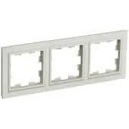                 BRITE Рамка 3 поста РУ-3-БрКр бежевый
               
